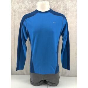 Patagonia Shirt Men Medium Blue Capilline 3 Midweight Long Sleeve
